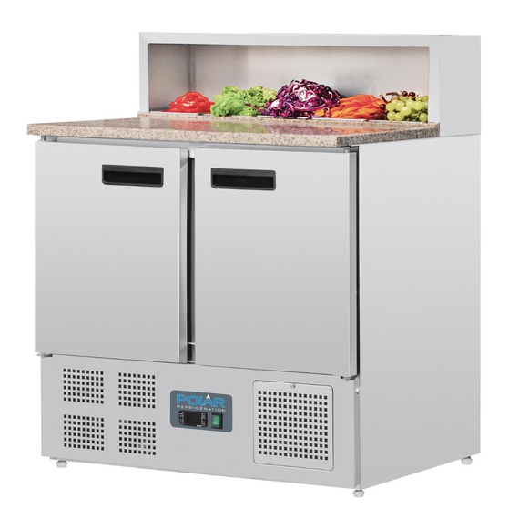 Polar Serie G Pizzakühltisch 2-türig 288L 9 Polar Serie G Pizzakühltisch 2-türig 288L