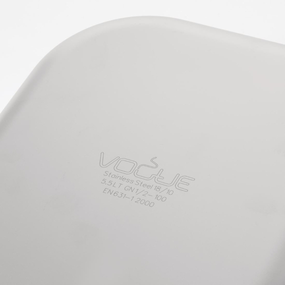 Vogue Strapazierfähiger GN-Behälter 1/2 Edelstahl 100mm 7 Vogue Strapazierfähiger GN-Behälter 1/2 Edelstahl 100mm