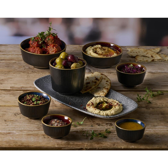 Churchill Nourish Tokyo Black Kochi Flache Schüssel 50 x 115 mm (12 Stück) 1 Churchill Nourish Tokyo Black Kochi Flache Schüssel 50 x 115 mm (12 Stück)