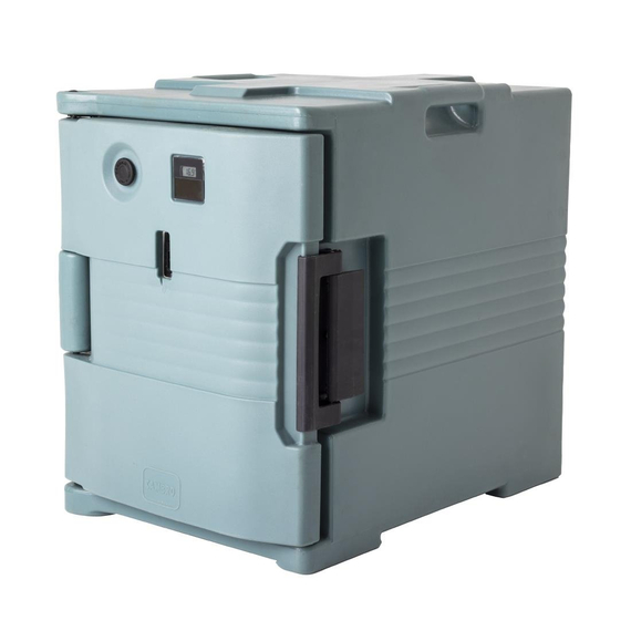 Cambro Beheizter isolierter Lebensmittelbehälter graublau 1 Cambro Beheizter isolierter Lebensmittelbehälter graublau
