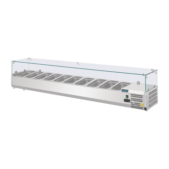 Polar Serie G Aufsatzkühlvitrine 10 x GN1/4 Polar Serie G Aufsatzkühlvitrine 10 x GN1/4