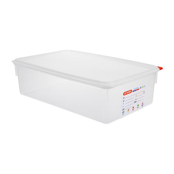Araven Polypropylen 1/1 Gastronorm Lebensmittel-Aufbewahrungsbox 21L (4 Stück) 2 Araven Polypropylen 1/1 Gastronorm Lebensmittel-Aufbewahrungsbox 21L (4 Stück)