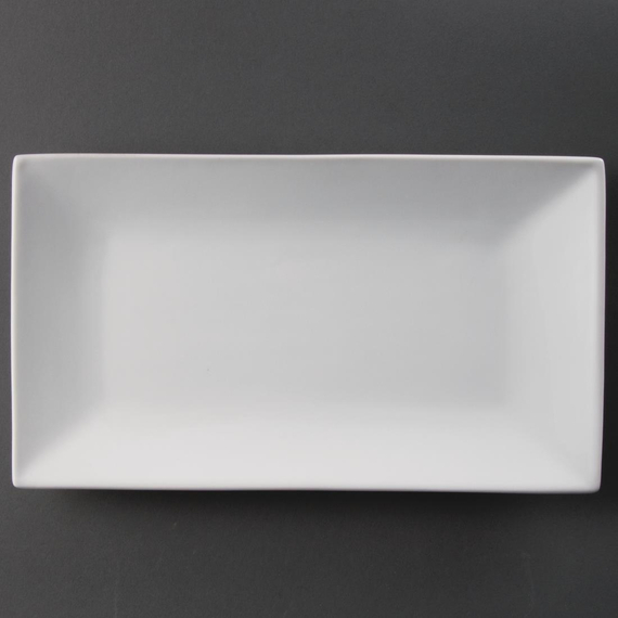 Olympia Whiteware rechteckige Servierteller 31 x 18cm (2 Stück) 1 Olympia Whiteware rechteckige Servierteller 31 x 18cm (2 Stück)