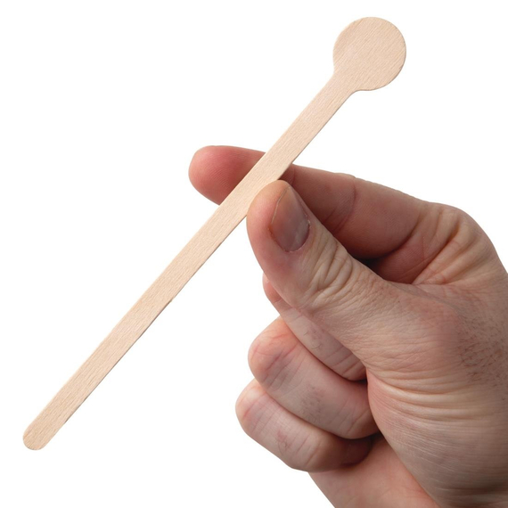Fiesta Compostable biologisch abbaubare Cocktailrührer aus Holz 15cm (100 Stück) Fiesta Compostable biologisch abbaubare Cocktailrührer aus Holz 15cm (100 Stück)