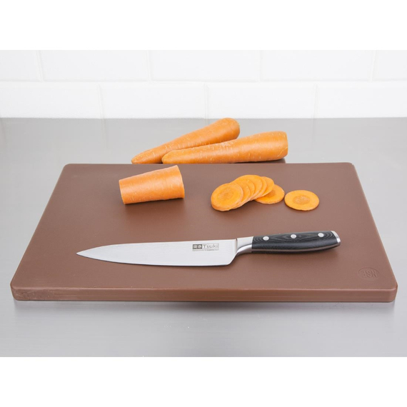 Hygiplas LDPE extra dickes Schneidebrett braun 45x30x2cm 1 Hygiplas LDPE extra dickes Schneidebrett braun 45x30x2cm