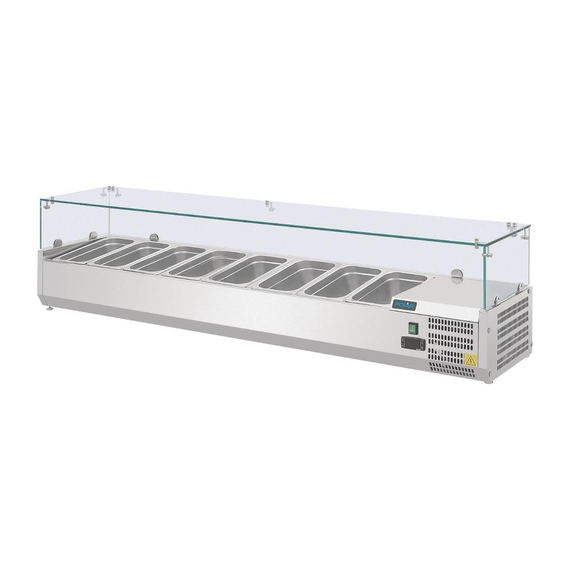 Polar Serie G Aufsatzkühlvitrine 8 x GN1/4 Polar Serie G Aufsatzkühlvitrine 8 x GN1/4