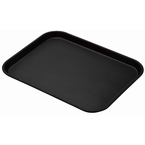 Cambro Treadlite rechteckiges rutschfestes Fiberglas-Tablett schwarz 45,7x35,5cm 1 Cambro Treadlite rechteckiges rutschfestes Fiberglas-Tablett schwarz 45,7x35,5cm