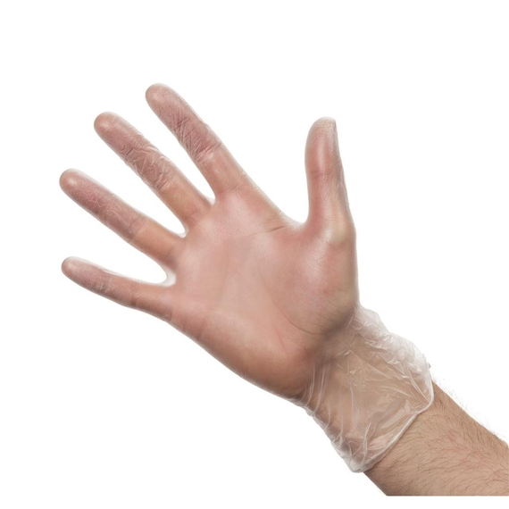 Hygiplas Vinylhandschuhe transparent gepudert XL (100 Stück) Hygiplas Vinylhandschuhe transparent gepudert XL (100 Stück)