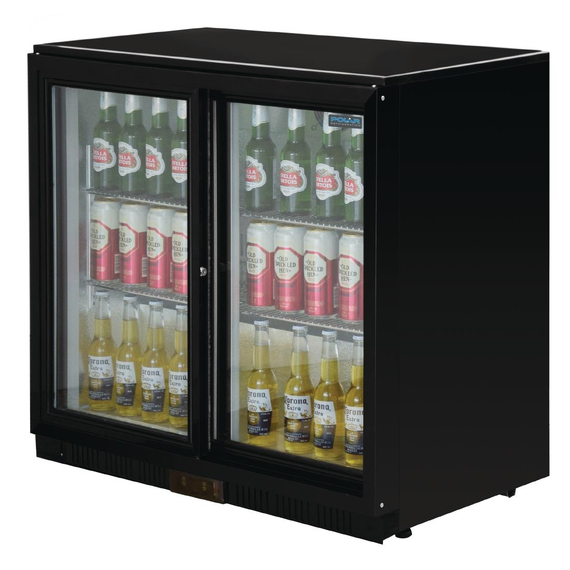 Polar Serie G Barkühlschrank mit 2 Schiebetüren 208L 2 Polar Serie G Barkühlschrank mit 2 Schiebetüren 208L