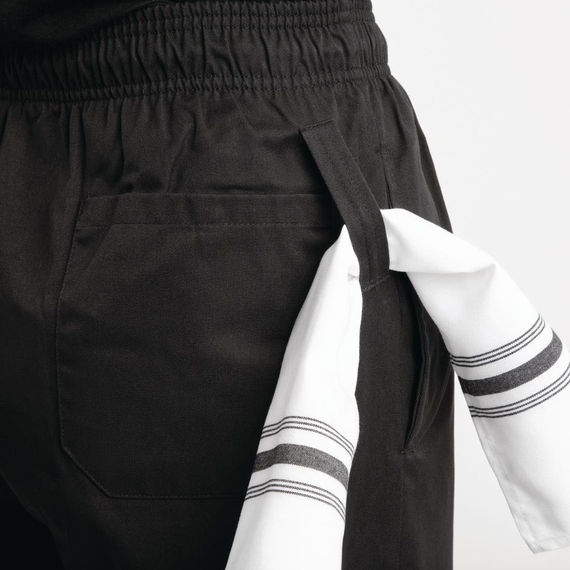 Whites Unisex Kochhose Easyfit Teflonbeschichtet schwarz XL 2 Whites Unisex Kochhose Easyfit Teflonbeschichtet schwarz XL