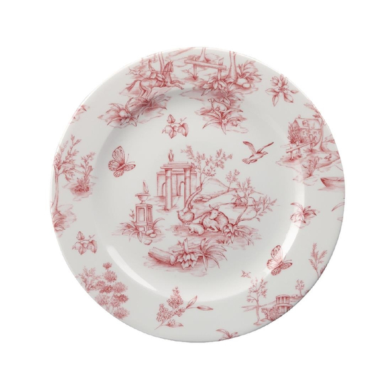 Churchill Vintage Prints Teeteller, Cranberry-Toile-Druck, 210 mm, (6 Stück) 1 Churchill Vintage Prints Teeteller, Cranberry-Toile-Druck, 210 mm, (6 Stück)