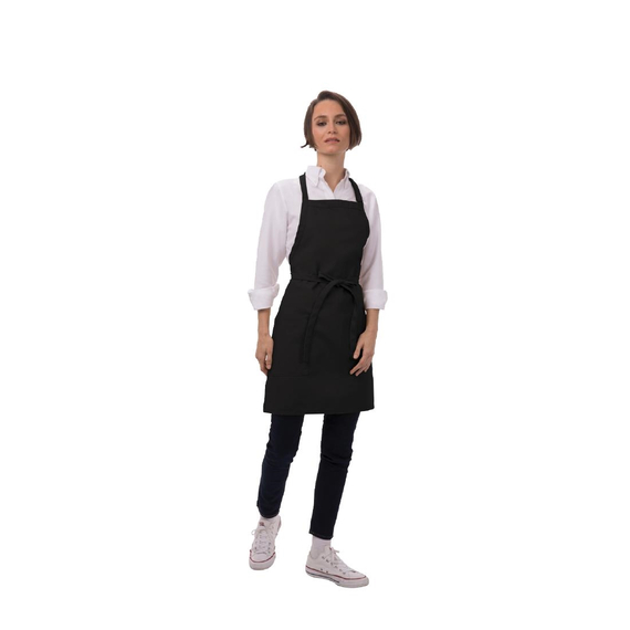 Chef Works Latzschürze mit zwei aufgesetzten Taschen in Schwarz 5 Chef Works Latzschürze mit zwei aufgesetzten Taschen in Schwarz