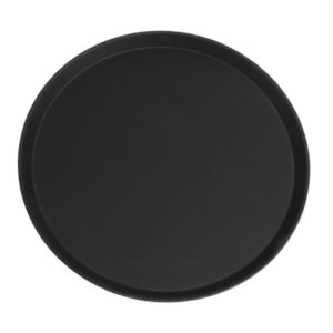 Cambro Camtread rundes rutschfestes Fiberglas Tablett schwarz 40,5cm