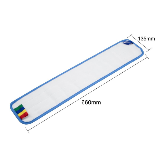 Jantex 600mm Flachmopkopf Mikrofaserpad 5 Jantex 600mm Flachmopkopf Mikrofaserpad