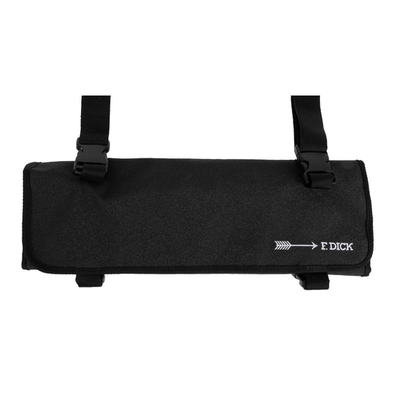 Dick Messer Textil-Rolltasche mit 11 Fächern Dick Messer Textil-Rolltasche mit 11 Fächern