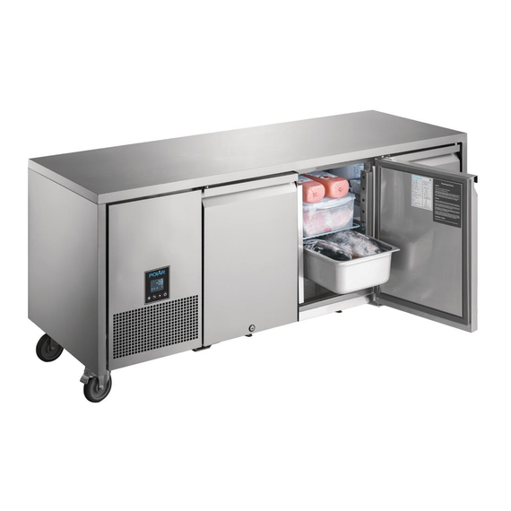 Polar U-Serie Premium dreitürige Gefriertheke 420L 1 Polar U-Serie Premium dreitürige Gefriertheke 420L