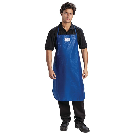 Burnguard Quicklean Nylon-Halterschürze blau Burnguard Quicklean Nylon-Halterschürze blau