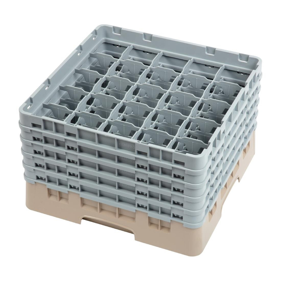 Cambro Gläserspülkorb beige mit 25 Fächern max Glashöhe 25,7cm 1 Cambro Gläserspülkorb beige mit 25 Fächern max Glashöhe 25,7cm