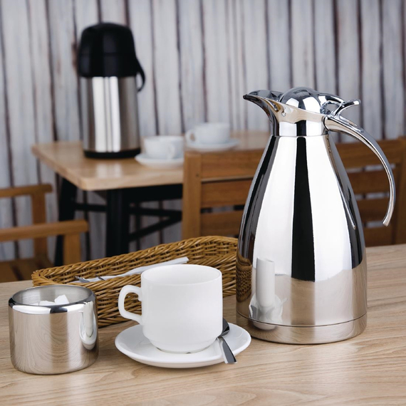 Olympia Thermoskanne Edelstahl-Look 1,5L 3 Olympia Thermoskanne Edelstahl-Look 1,5L