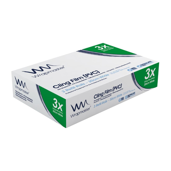 Wrapmaster Frischhaltefolie-Nachfüllungen 300m x 30,5cm (3 Stück) 1 Wrapmaster Frischhaltefolie-Nachfüllungen 300m x 30,5cm (3 Stück)