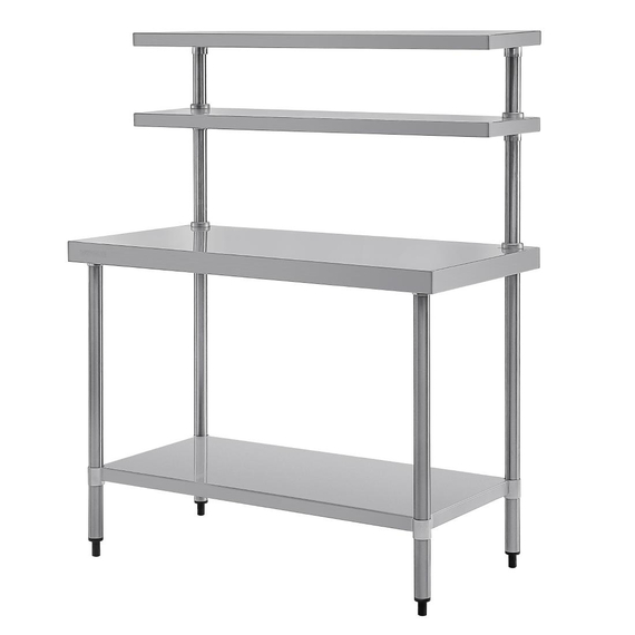 Vogue Arbeitstisch mit Regalboden und Wandregal 120cm 2 Vogue Arbeitstisch mit Regalboden und Wandregal 120cm