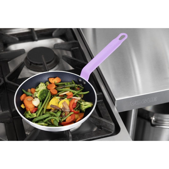 Hygiplas Teflon Platinum Plus antihaftbeschichtete Bratpfanne 240mm grün lila 5 Hygiplas Teflon Platinum Plus antihaftbeschichtete Bratpfanne 240mm grün lila