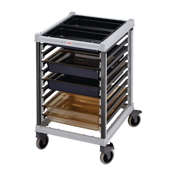 Cambro GN 2/1 Regalwagen 18 Etagen 2 Cambro GN 2/1 Regalwagen 18 Etagen