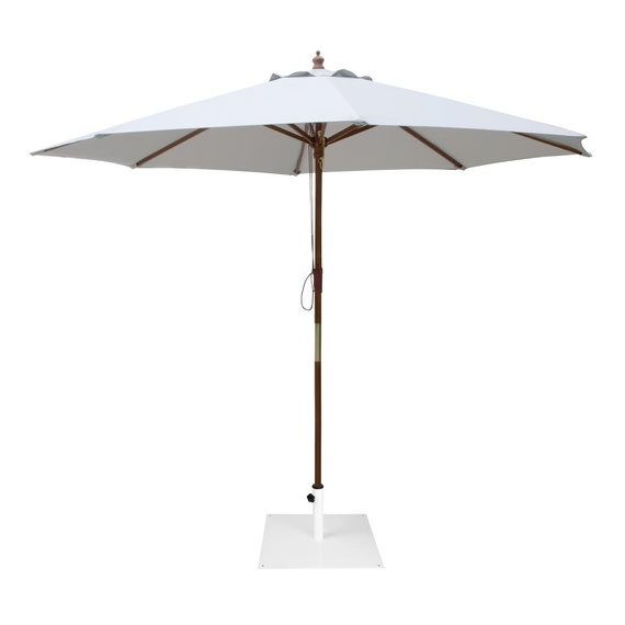 Bolero flacher Metall-Sonnenschirmständer, weiß ¿ 18 kg 4 Bolero flacher Metall-Sonnenschirmständer, weiß ¿ 18 kg