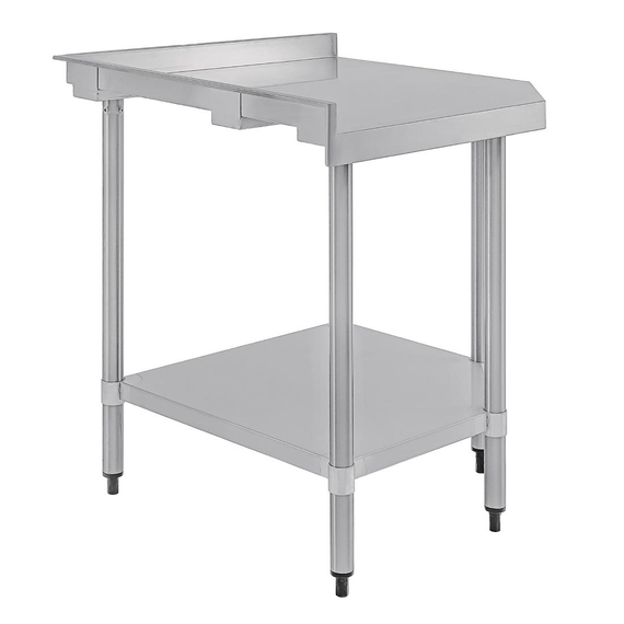 Vogue Arbeitsecktisch mit Aufkantung und Regalboden 80 x 60cm 2 Vogue Arbeitsecktisch mit Aufkantung und Regalboden 80 x 60cm