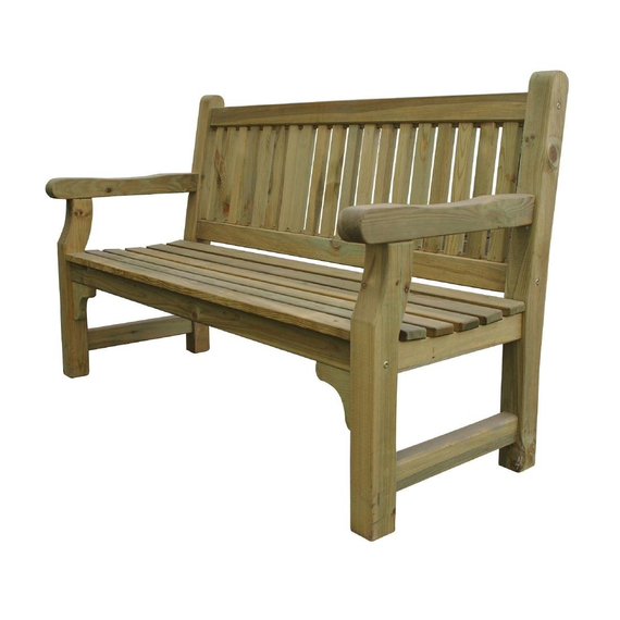 Gartenbank aus Weichholz 1 Gartenbank aus Weichholz