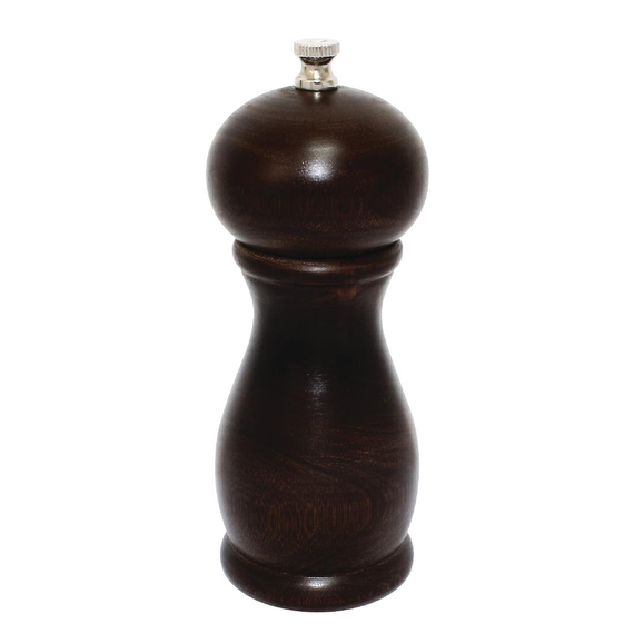 Olympia Salz- und Pfeffermühle dunkles Holz 15,3cm 2 Olympia Salz- und Pfeffermühle dunkles Holz 15,3cm