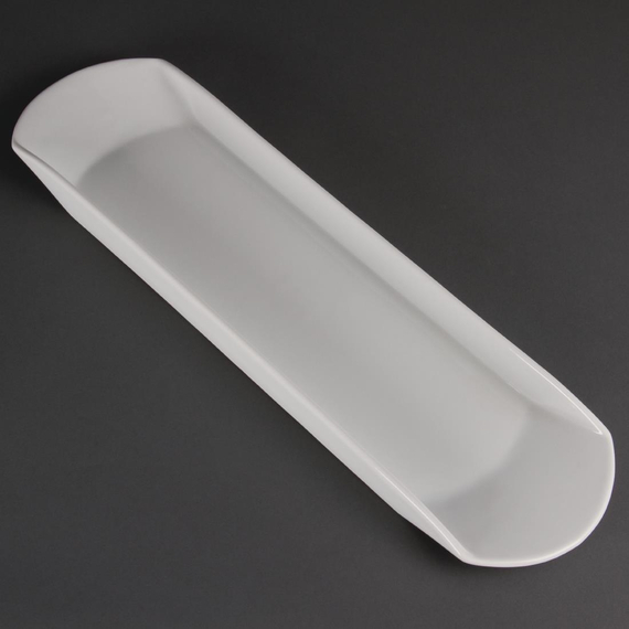 Olympia Whiteware reckteckige Snackschale 56cm 3 Olympia Whiteware reckteckige Snackschale 56cm