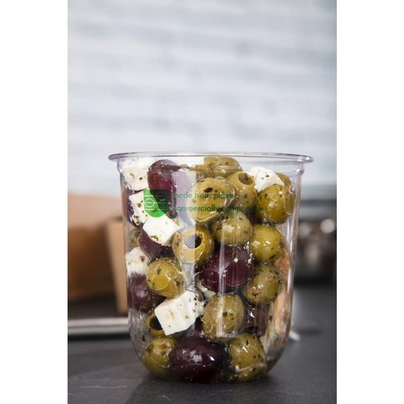 Vegware 96 Serie kompostierbare runde Behälter 473ml (1000 Stück) 5 Vegware 96 Serie kompostierbare runde Behälter 473ml (1000 Stück)