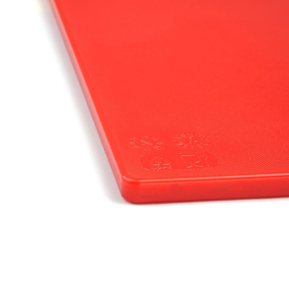 Hygiplas LDPE Schneidebrett rot 45x30x1cm 2 Hygiplas LDPE Schneidebrett rot 45x30x1cm