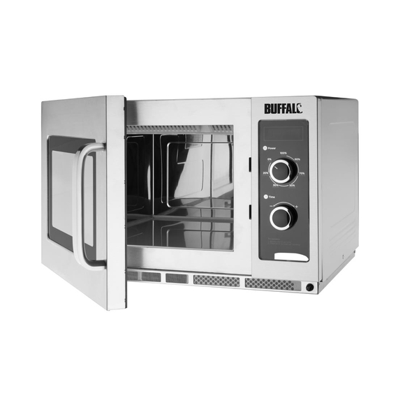 Buffalo professionelle Mikrowelle manuell 34L 1800W 1 Buffalo professionelle Mikrowelle manuell 34L 1800W