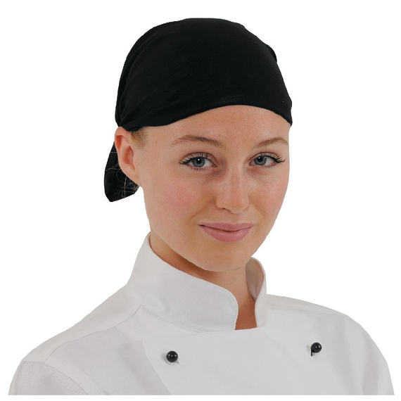 Buff Kochbandana schwarz 1 Buff Kochbandana schwarz