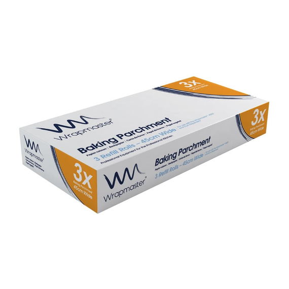 Wrapmaster Backpapiernachfüllung 45cm (3 Stück) 1 Wrapmaster Backpapiernachfüllung 45cm (3 Stück)