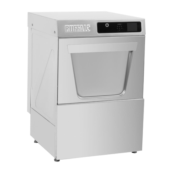 Buffalo Digitaler Gläserspüler für die Arbeitsplatte 350mm Korb 3,3kW 1 Buffalo Digitaler Gläserspüler für die Arbeitsplatte 350mm Korb 3,3kW