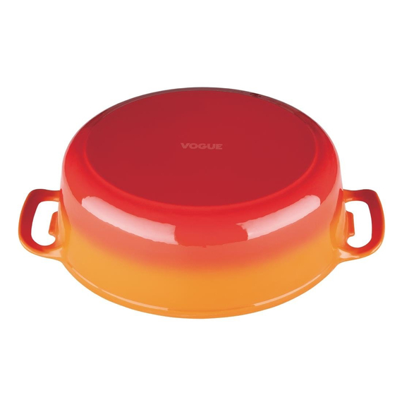 Vogue ovaler Schmortopf orange 4 Vogue ovaler Schmortopf orange