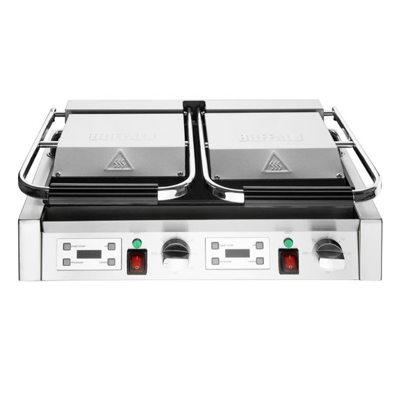 Buffalo Doppelkontaktgrill Gerippte Platten 4 Buffalo Doppelkontaktgrill Gerippte Platten