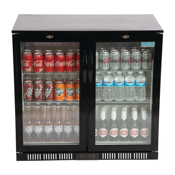 Polar Serie G Barkühlschrank mit 2 Klapptüren 198L 3 Polar Serie G Barkühlschrank mit 2 Klapptüren 198L
