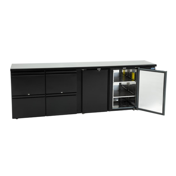 Polar Serie U Barkühlschrank 2-türig mit 4 Schubladen 3 Polar Serie U Barkühlschrank 2-türig mit 4 Schubladen