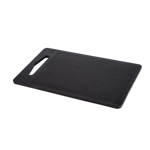 Hygiplas rechteckiges Bar Schneidebrett schwarz 25,5cm 2 Hygiplas rechteckiges Bar Schneidebrett schwarz 25,5cm