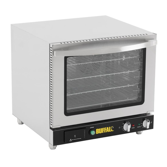 Buffalo Bäckerei Konvektionsofen Mit Dampf 66Ltr 2 Buffalo Bäckerei Konvektionsofen Mit Dampf 66Ltr