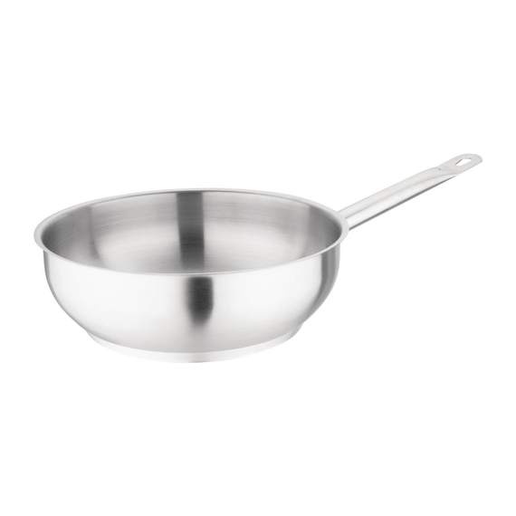 Vogue Edelstahl Sauteuse 24cm 5 Vogue Edelstahl Sauteuse 24cm