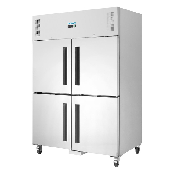 Polar Serie G Kühlschrank Edelstahl mit geteilten Türen 1200L 2 Polar Serie G Kühlschrank Edelstahl mit geteilten Türen 1200L