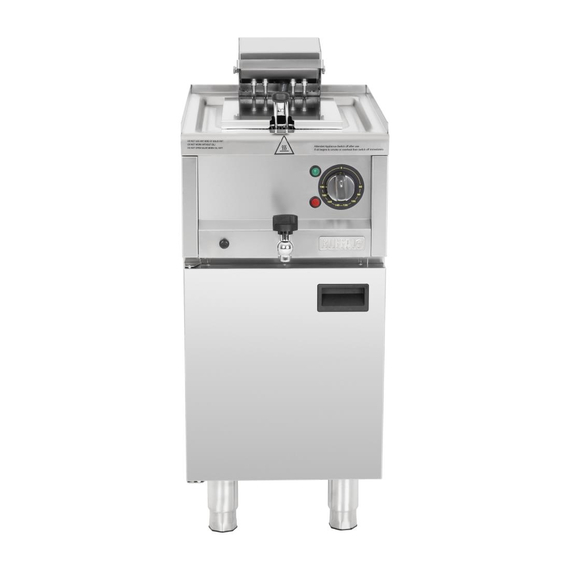 Buffalo 600 Serie Freistehende Einzelbecken Elektrische Fritteuse 8Ltr 1 Buffalo 600 Serie Freistehende Einzelbecken Elektrische Fritteuse 8Ltr