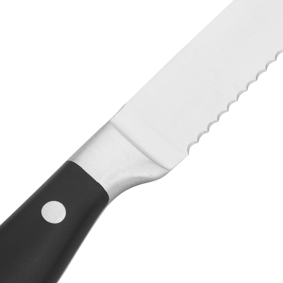 Olympia Premium-Restaurant Steakmesser mit schwarzen ABS-Griffen (6 Stück) 2 Olympia Premium-Restaurant Steakmesser mit schwarzen ABS-Griffen (6 Stück)