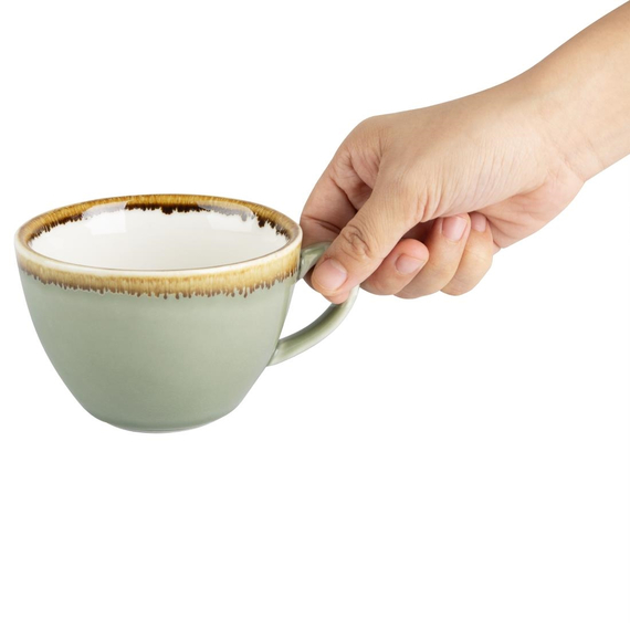 Olympia Kiln Cappuccinotassen Moos 34cl (6 Stück) 3 Olympia Kiln Cappuccinotassen Moos 34cl (6 Stück)