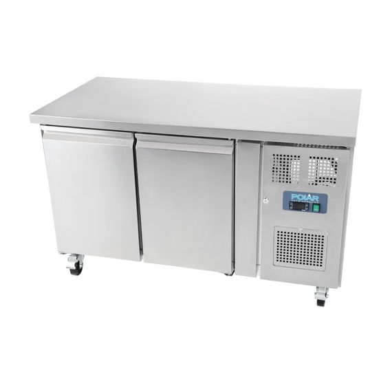 Polar U-Serie Kühltisch mit Doppeltür 282Ltr 2 Polar U-Serie Kühltisch mit Doppeltür 282Ltr